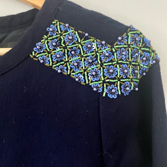 J. Crew Wool Beaded Top - Picture 4 of 6